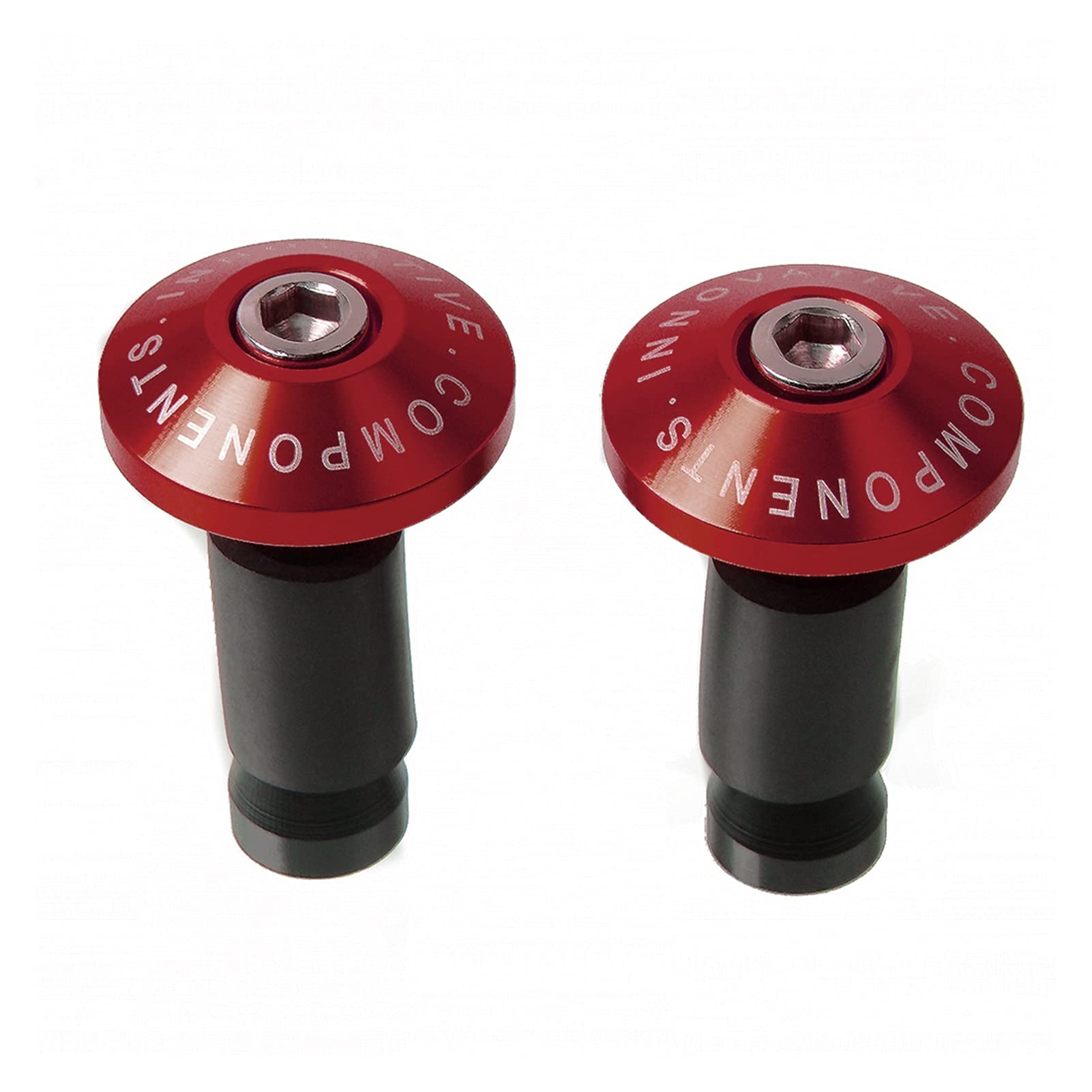 Rivimor Motorräder Sturzschutz 22mm Motorrad CNC Lenkergriffe Lenkerenden Gewichte Tipps Kappen for Su*zu&ki DRZ400SM DRZ 400SM DRZ400S DRZ 400 SM 2000-2015(Rosso) von Rivimor