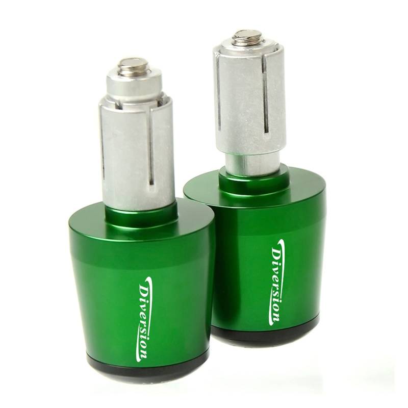 Rivimor Motorräder Sturzschutz Motorrad Lenkergriff Enden Silder Plugs CNC Lenkerenden Kappe for Ya*ma&ha XJ6 N/XJ6 XJ 600 S XJ 900 S Diversion 1995-2003(Green) von Rivimor