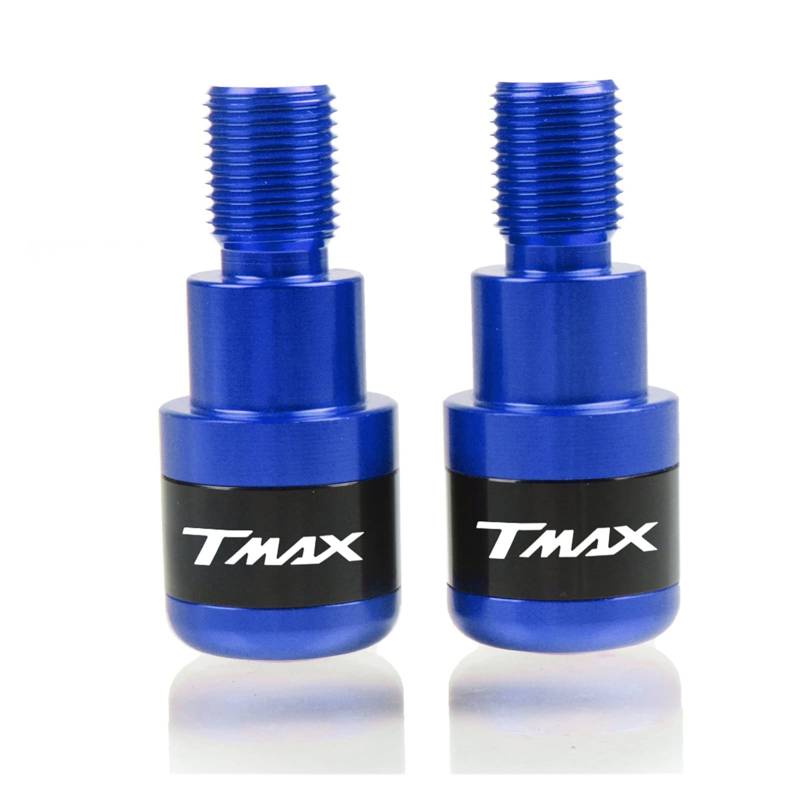 Rivimor Motorräder Sturzschutz TMAX560 2019 2020 2021 Motorrad Lenkergriff Slider Cap Stecker Lenkerende for Ya*ma&ha TMAX500 TMAX530 T-Max 500 2001-2018(Blu) von Rivimor