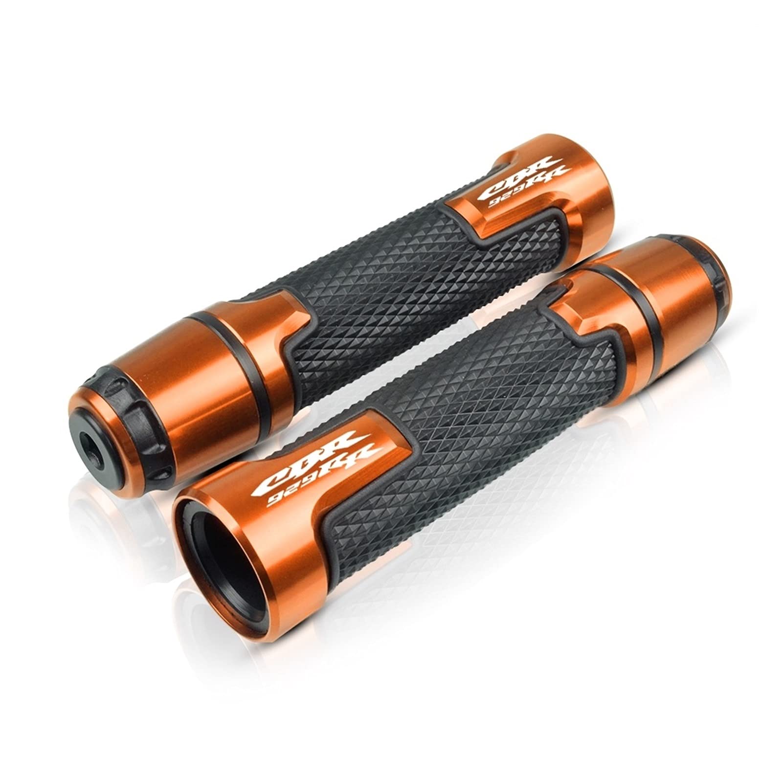 Rivimor Universal Motorrad Lenkergriffe Motorrad Lenkergriff Lenker Motorrad Lenkergriffe FÜR HON@DA CBR929RR CBR 929RR CBR929 RR 2000 2001(Orange) von Rivimor