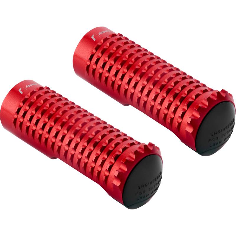 Rizoma Fußrastenpaar Ø18mm Extreme ohne Adaptergelenke!! PE631R rot von Rizoma