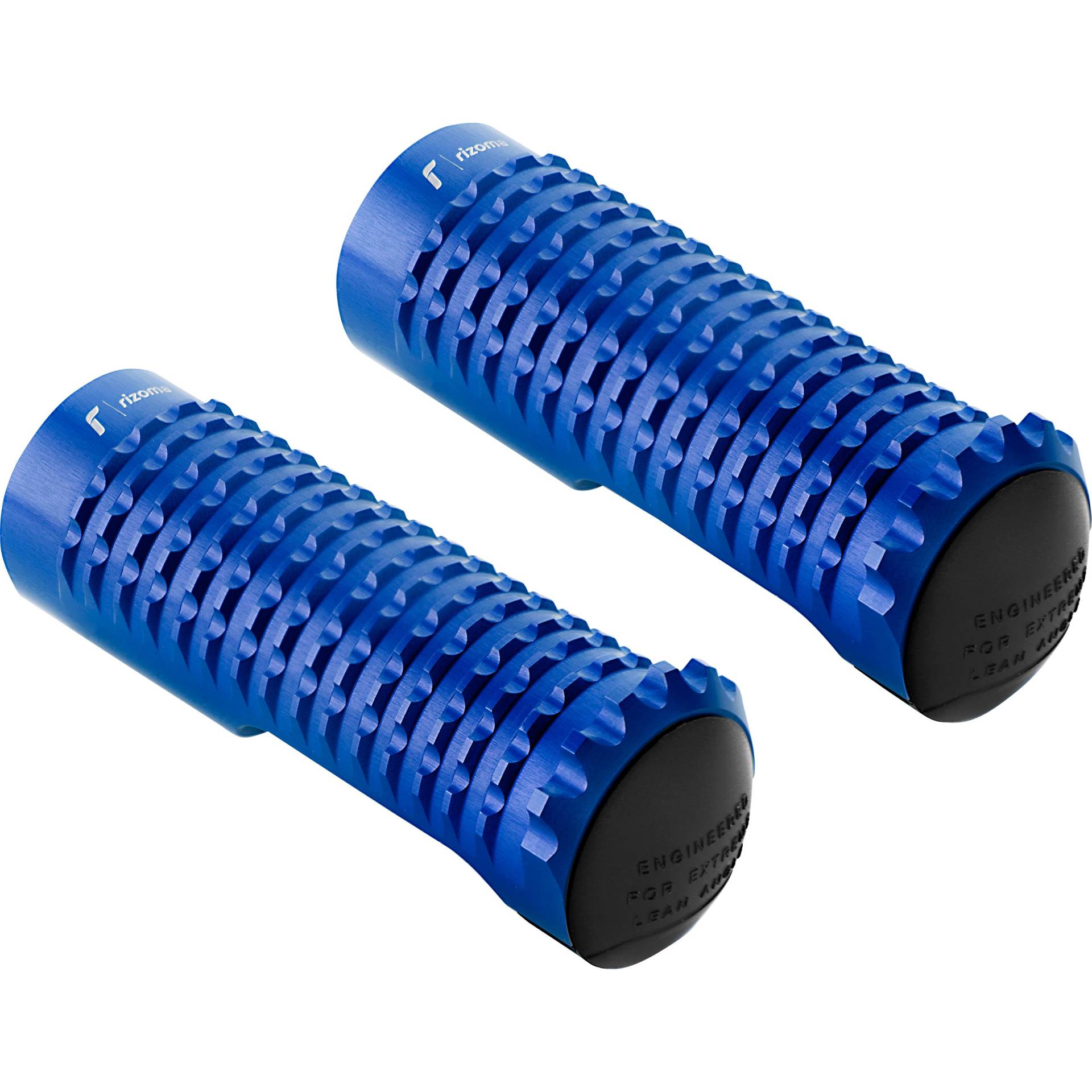 Rizoma Fußrastenpaar Ø18mm Extreme ohne Adaptergelenke! PE631U blau von Rizoma