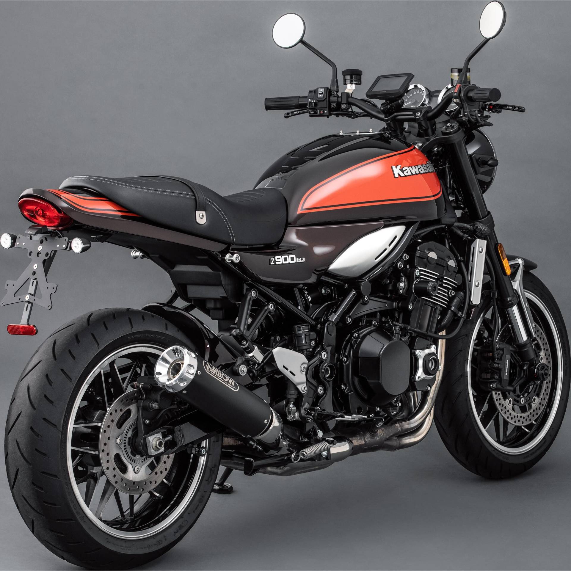 Rizoma Kennzeichenhalter Fox PT323B für Kawasaki Z 900 RS /Café von Rizoma