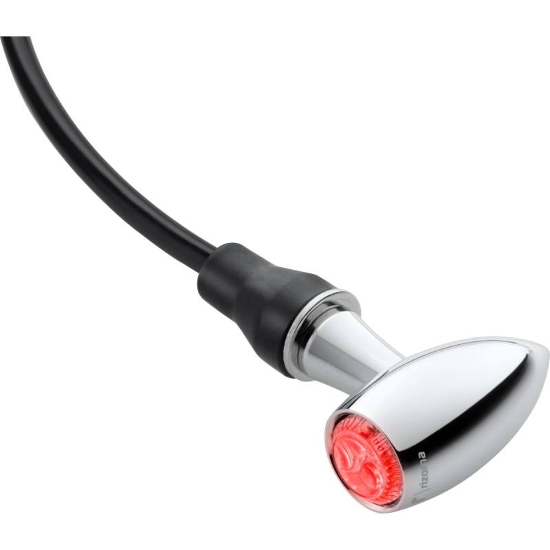 Rizoma LED Blinker/Rücklicht Club S Alu M8 Ø21mm FR155CH chrom von Rizoma