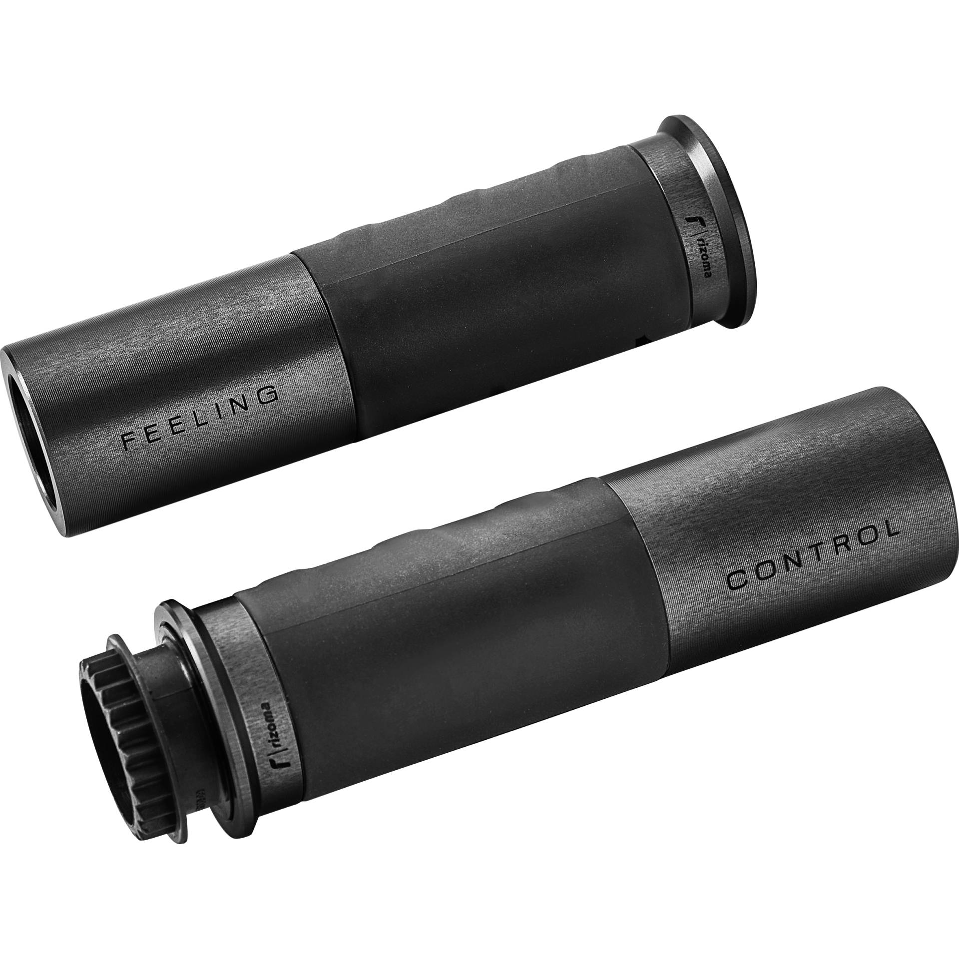 Rizoma Lenkergriffe Icon Alu für 22mm GR225B schwarz von Rizoma