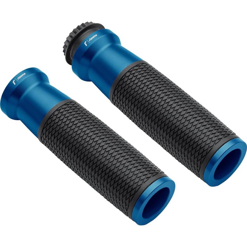 Rizoma Lenkergriffe Urlo RS Alu für 22mm GR222U blau von Rizoma