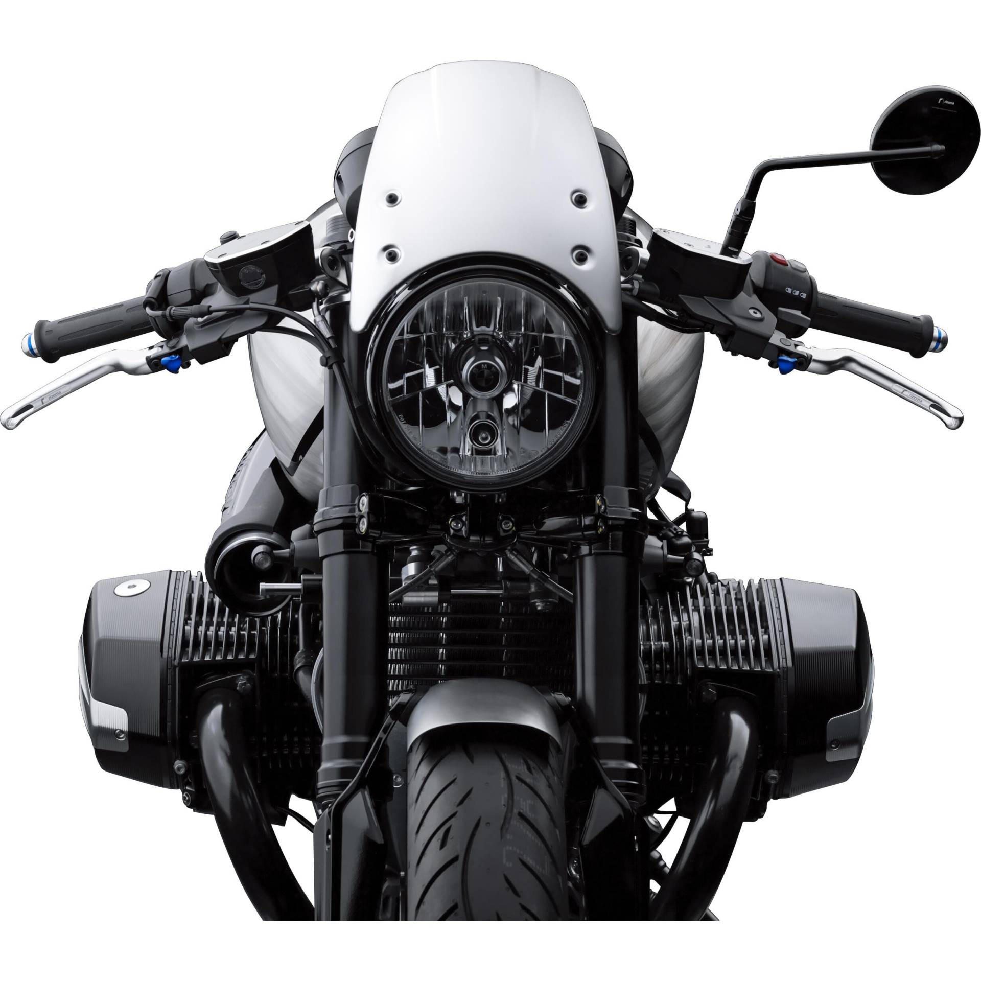 Rizoma Windschild Alu lang ZBW042A für BMW R nineT silber von Rizoma