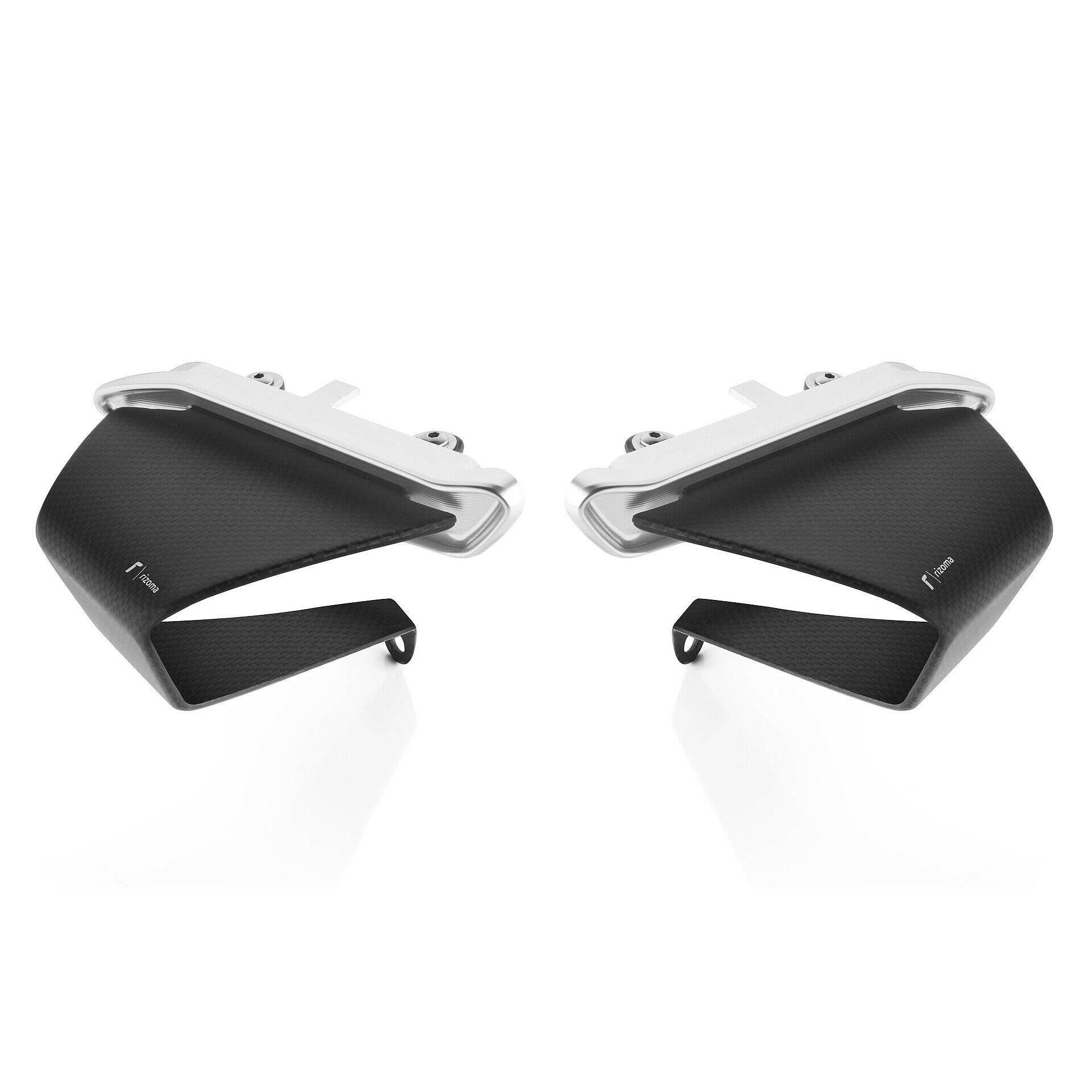 Rizoma Winglets ZDM152AK silber/Carbon für Ducati Monster 937 von Rizoma