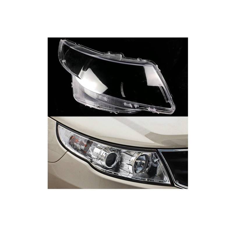 Auto Front Scheinwerfer Glas Lampe Transparent Lampenschirm Shell Scheinwerfer Abdeckung Kompatibel for Geely Vision 2014 2015 Auto Licht Gehäuse Fall(Right) von RoOfys