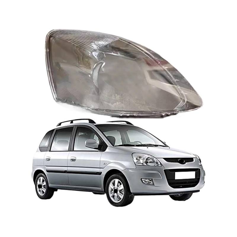 Auto Front Scheinwerfer Kappen Kopf Lampe Licht Lampenschirm Lampcover Auto Objektiv Shell Kompatibel for Hyundai Matrix 2009-2014 Scheinwerfer abdeckung(Right) von RoOfys