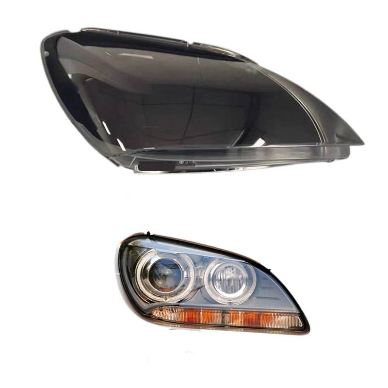 Auto Scheinwerfer Abdeckung Objektiv Glas Shell Front Scheinwerfer Lampenschirm Kopf Licht Lampe Fall Kompatibel for BMW 6 Serie F06 F12 f13 2010~2014(Low Right) von RoOfys