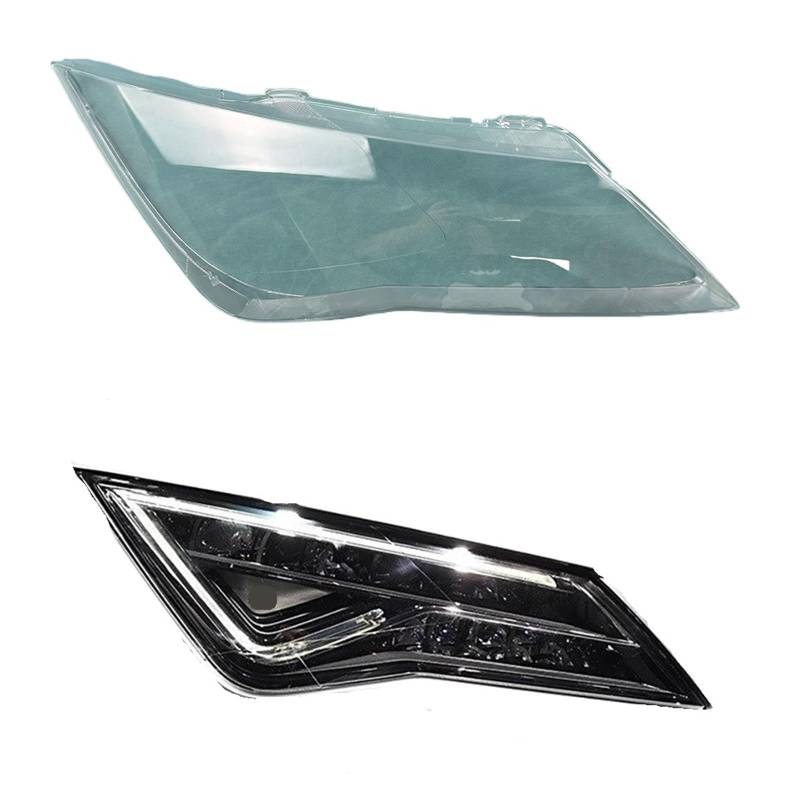 For Seat Leon 2013-2018 Transparent Lampenschirm Front Scheinwerfer Shell Scheinwerfer Abdeckung Objektiv glas Auto Ersatzteile(Right) von RoOfys