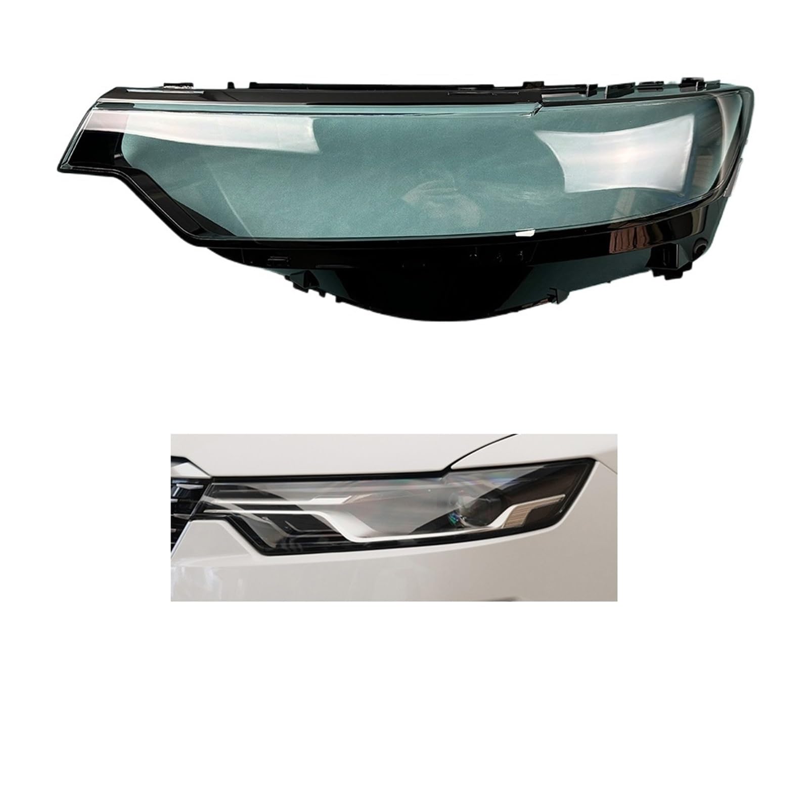 Kompatibel for Cadillac XT6 2020 2021 2022 Front Scheinwerfer Abdeckung Transparent PC Lampenschirm Scheinwerfer Shell Objektiv Plexiglas(Left) von RoOfys