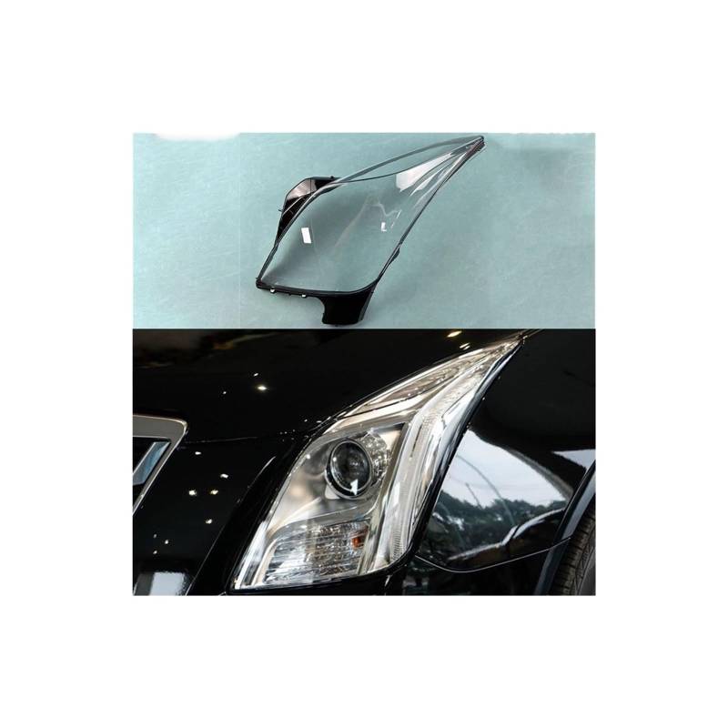 Kompatibel for Cadillac XTS 2013 2014 2015 2016 2017 Autozubehör Scheinwerferabdeckung Transparenter Lampenschirm Scheinwerferschale glas(Left) von RoOfys