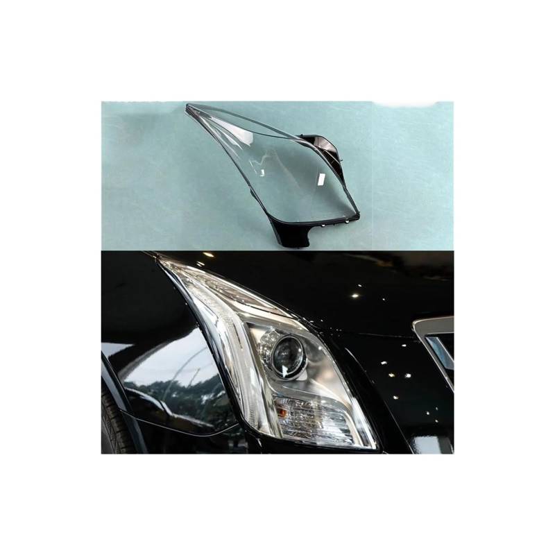 Kompatibel for Cadillac XTS 2013 2014 2015 2016 2017 Autozubehör Scheinwerferabdeckung Transparenter Lampenschirm Scheinwerferschale glas(Right) von RoOfys