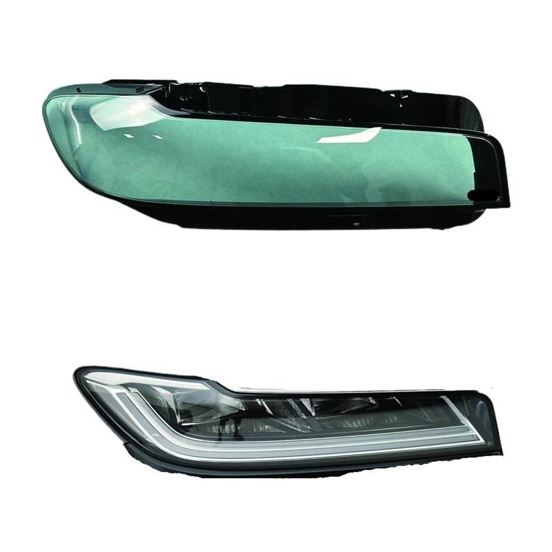 Kompatibel for Hong Qi H9 2020 2021 2022 Auto Frontscheinwerfer Abdeckung Auto Scheinwerfer Lampenschirm Lampcover Kopf Lampe Licht Glas Objektiv Shell Caps(Right) von RoOfys