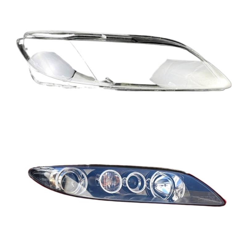 Kompatibel for Mazda 6 M6 2003~2015 Auto Front Scheinwerfer Glas Scheinwerfer Transparent Lampenschirm Auto Licht Lampe Shell scheinwerfer Abdeckung Objektiv(Right) von RoOfys