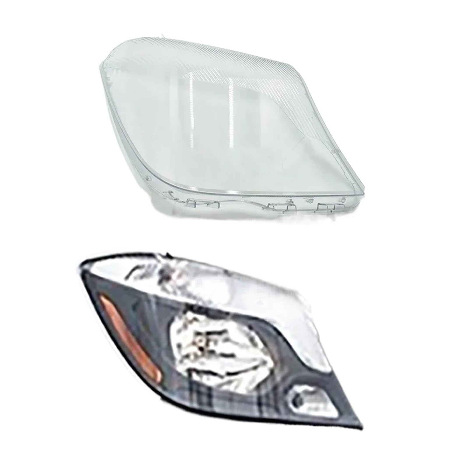 Kompatibel for Mercedes-Benz Sprinter 2016 2017 2018 Scheinwerfer Abdeckung Auto Scheinwerfer Objektiv Glas Ersatz Front Lichter Auto Shell(Right side) von RoOfys