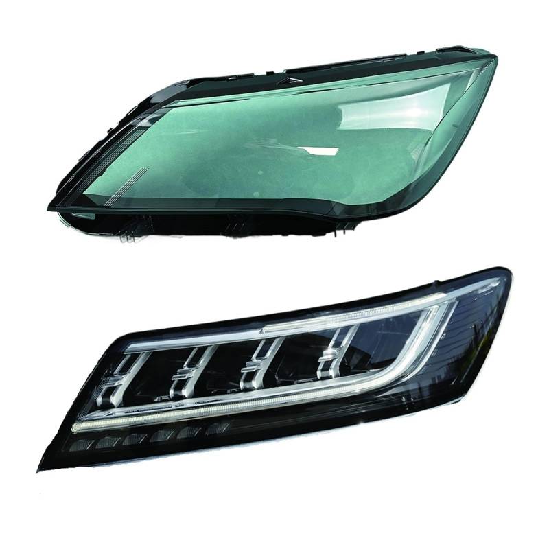 Kompatibel for Roewe RX5 2016 2017 2018 2019 Auto Front Scheinwerfer Abdeckung Auto Scheinwerfer Lampenschirm Lampcover Kopf Lampe Licht Glas objektiv Shell(Left) von RoOfys