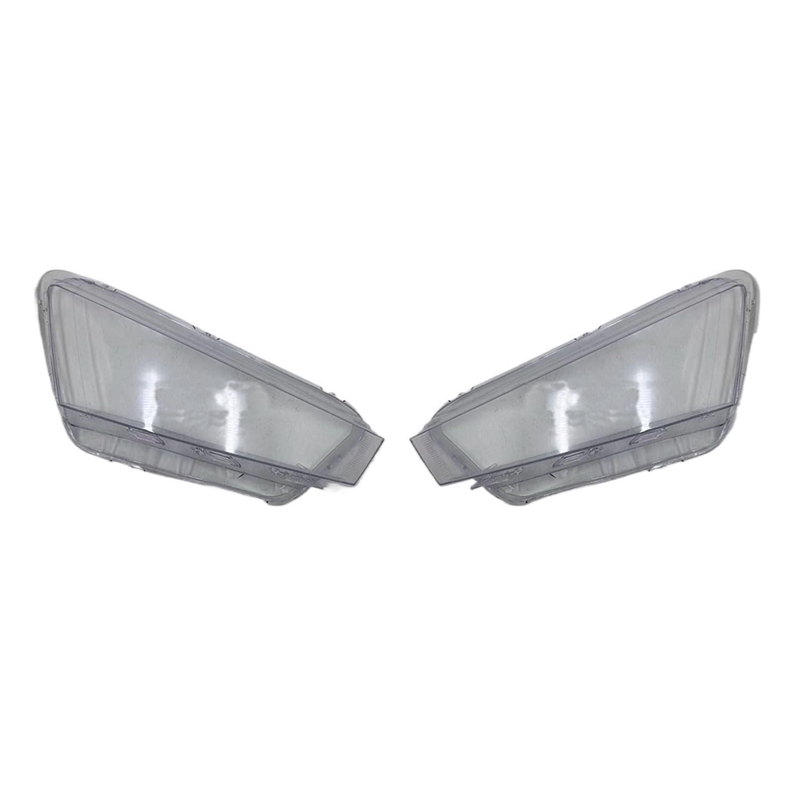 Kompatibel for Skoda Schnelle 2020 2021 2022 Auto Frontscheinwerfer Abdeckung Auto Scheinwerfer Lampenschirm Lampcover Kopf Lampe Licht Glas Objektiv Shell Caps(A Piar) von RoOfys