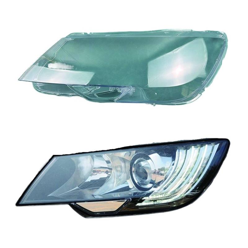 Kompatibel for Skoda Superb 2013 2014 2015 Scheinwerfer Abdeckung Scheinwerfer Transparent Lampenschirm glas Ersetzen Original Objektiv(Left) von RoOfys