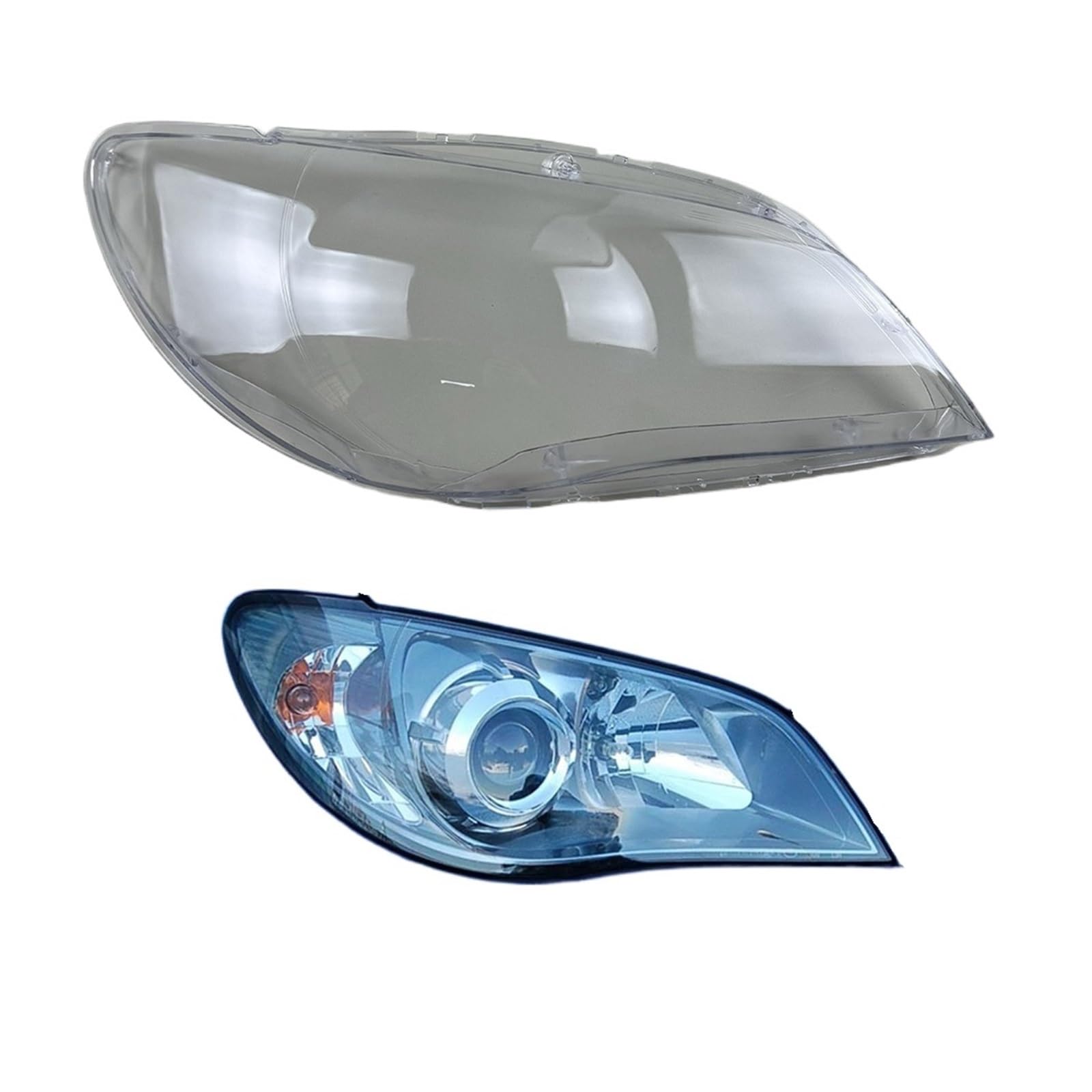 Kompatibel for Subaru Impreza 9. Generation 2006 2007. Scheinwerfer-Lampengehäuse, Scheinwerfer-Abdeckung, transparenter Lampenschirm, glas, ersetzen Sie die Originallinse(1PCS right side) von RoOfys