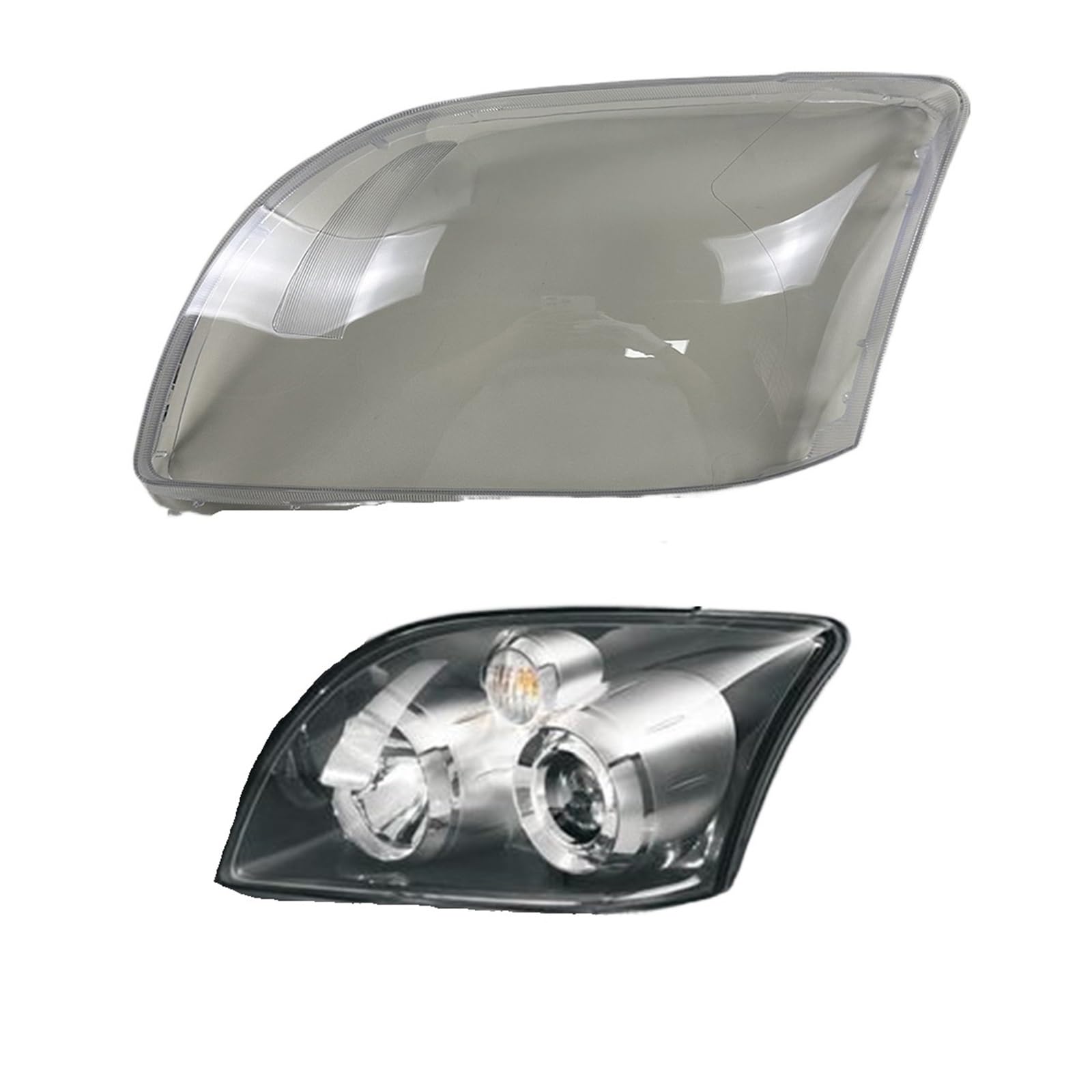 Kompatibel for Toyota Avensis 2006 2007 Transparent Lampenschirm Scheinwerfer Abdeckung Lampe Schatten Scheinwerfer Shell Objektiv Plexiglas Auto Zubehör(1PCS left side) von RoOfys