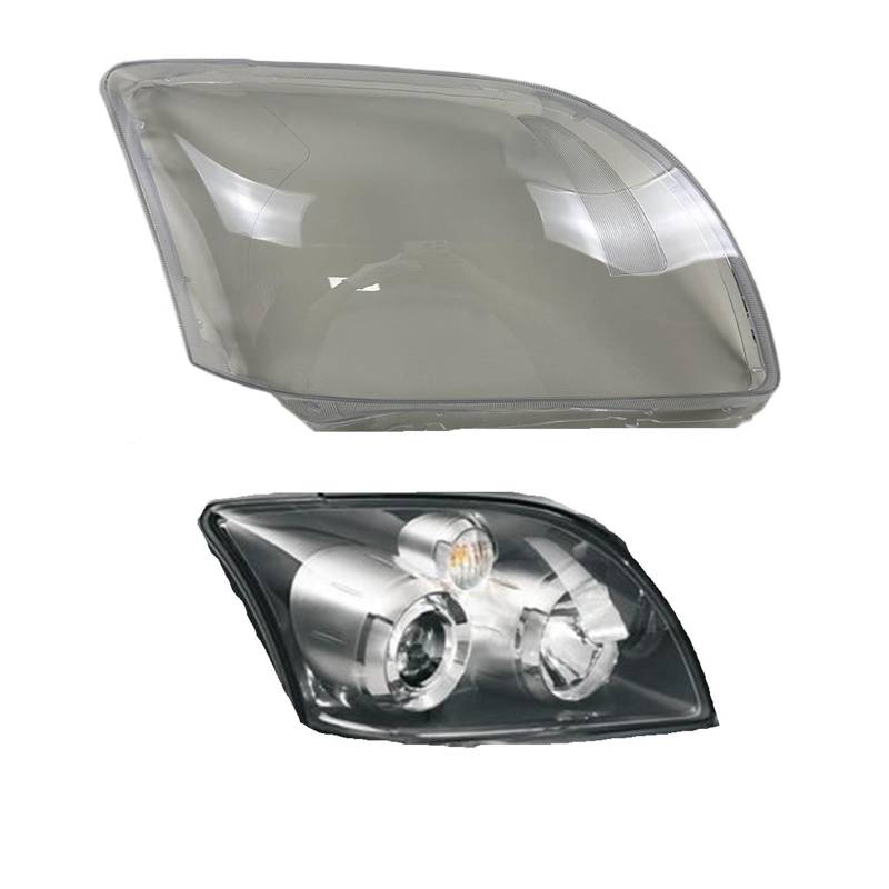 Kompatibel for Toyota Avensis 2006 2007 Transparent Lampenschirm Scheinwerfer Abdeckung Lampe Schatten Scheinwerfer Shell Objektiv Plexiglas Auto Zubehör(1PCS right side) von RoOfys