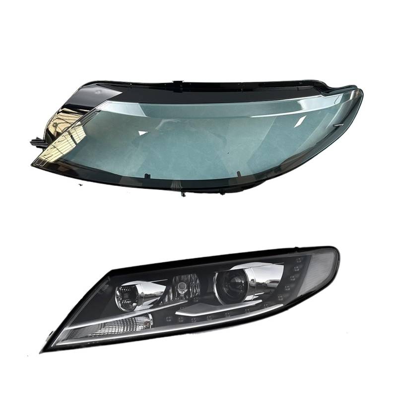 Kompatibel for VW CC 2013~2018 Scheinwerfer Shell Scheinwerfer Abdeckung Transparente Lampe Schatten Objektiv glas Ersetzen Original Lampenschirm(1PCS left side) von RoOfys