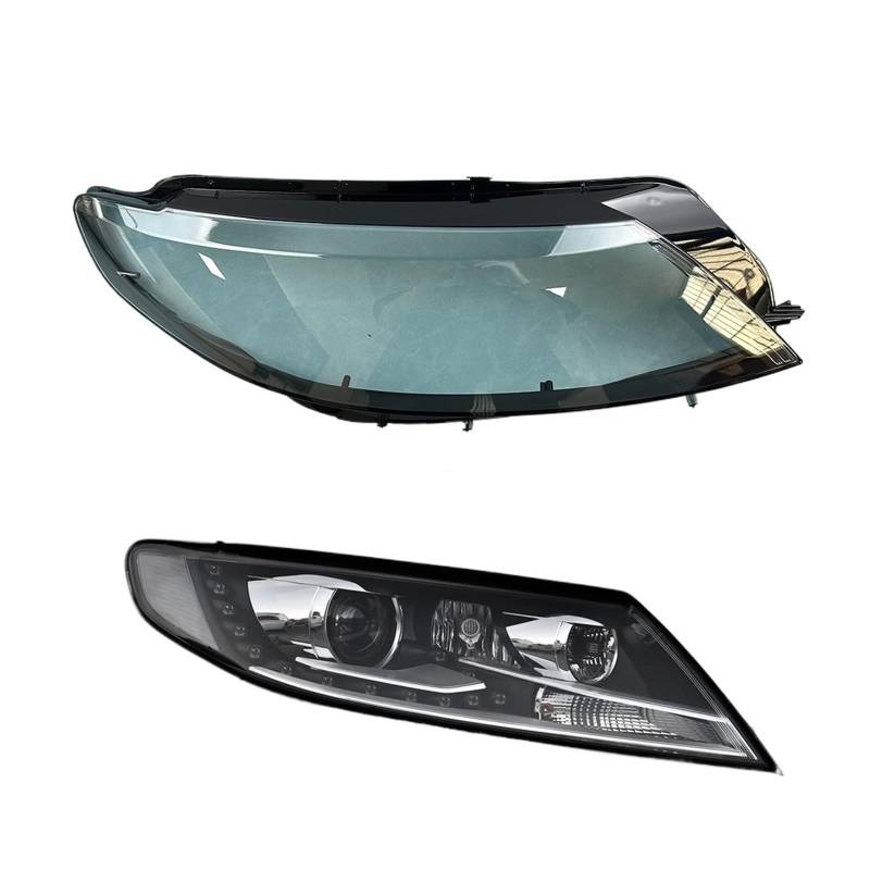 Kompatibel for VW CC 2013~2018 Scheinwerfer Shell Scheinwerfer Abdeckung Transparente Lampe Schatten Objektiv glas Ersetzen Original Lampenschirm(1PCS right side) von RoOfys