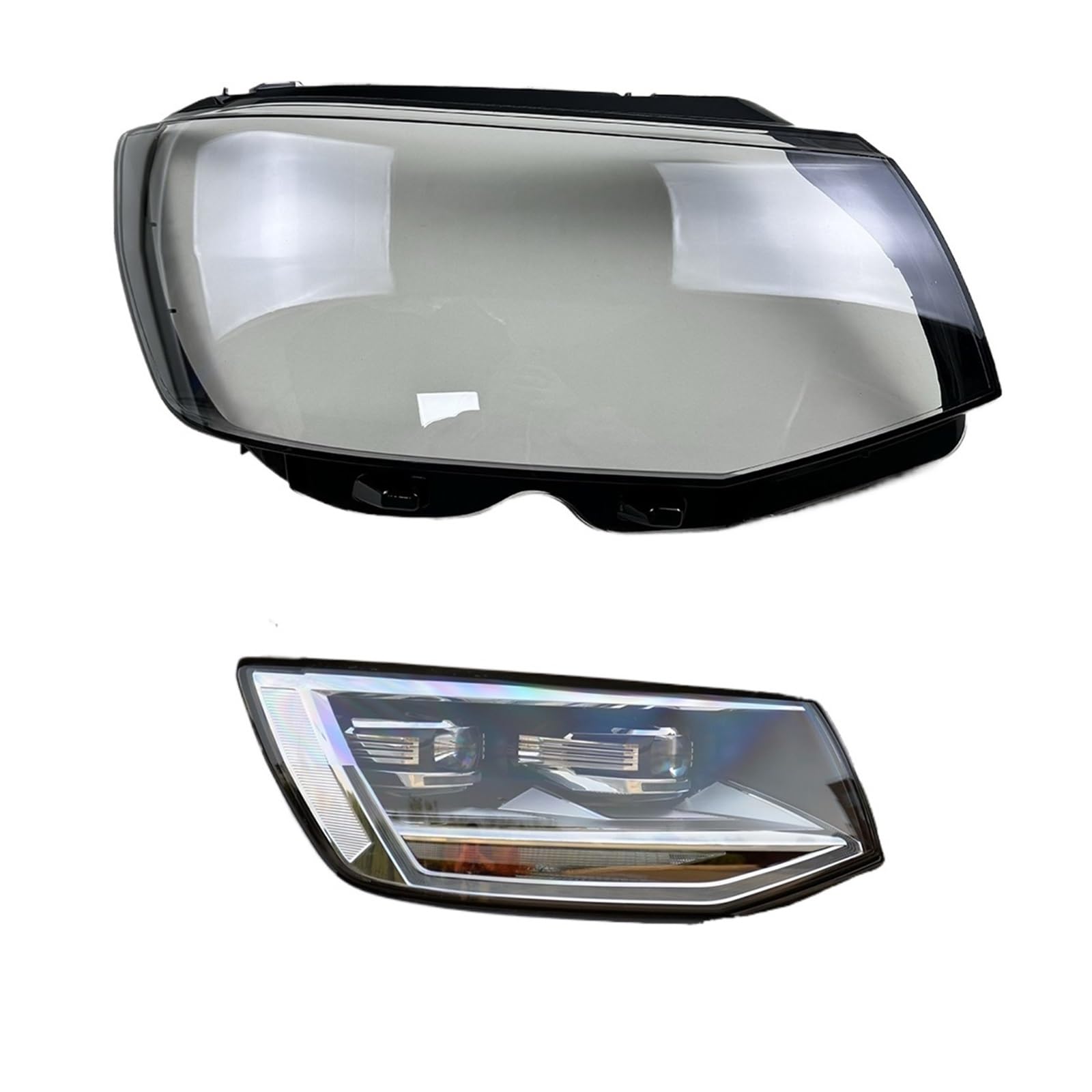 Kompatibel for VW Multivan T6 2016–2020. Scheinwerfergehäuse, transparente Scheinwerferabdeckung, Lampenschirm, Lampenschirm, Linse aus glas(Right) von RoOfys