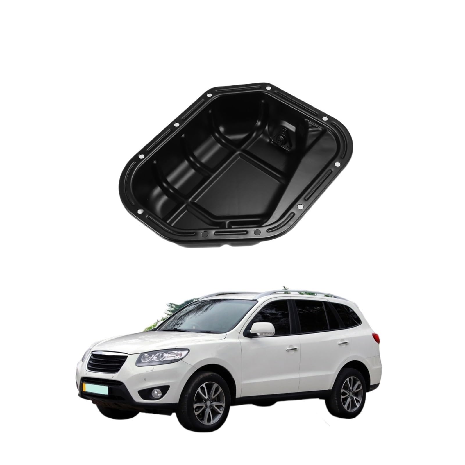 Motorölwanne 2151037111, kompatibel for Hyundai Santa Fe 2001–2006, kompatibel for Hyundai, kompatibel for Tucson 2005 2006 2007 2008 2009 von RoOfys