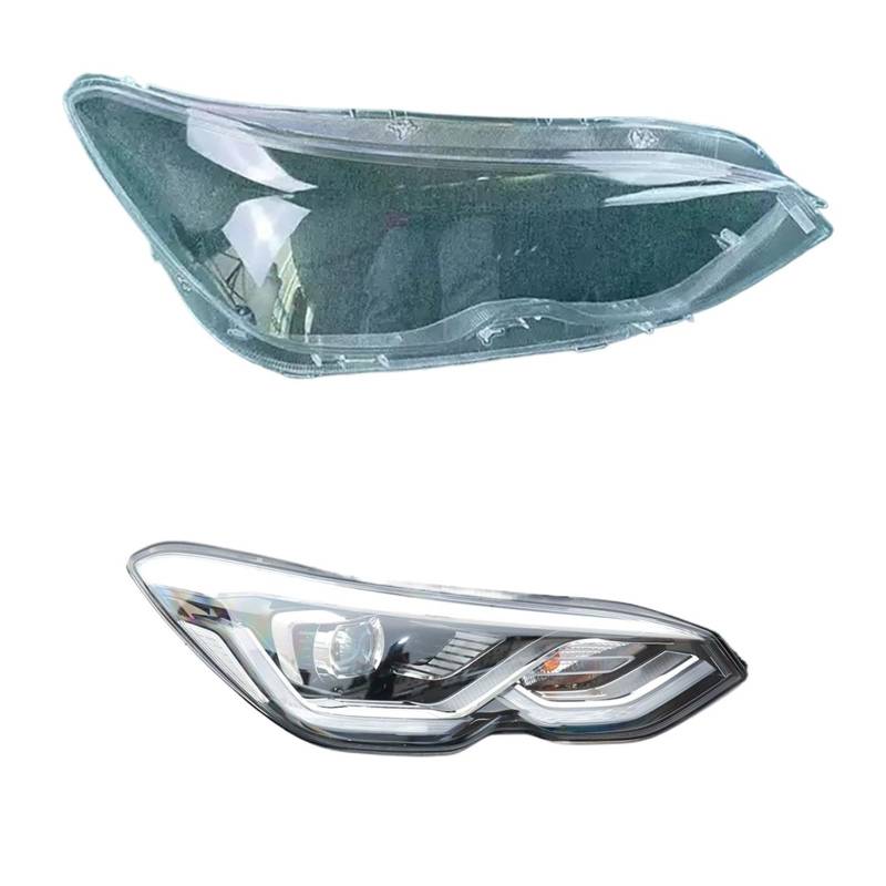 Scheinwerfer Transparente Abdeckung Scheinwerfer Shell Lampenschirm Objektiv Lampe Schatten glas Kompatibel for Chevrolet Orlando 2018 2019 2020(Right) von RoOfys