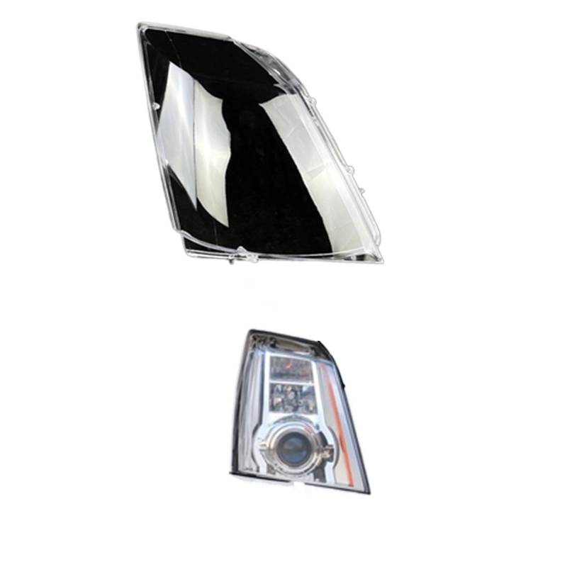 Scheinwerferabdeckungslinse Glasschale Scheinwerfer Transparenter Lampenschirmkasten Kompatibel for Cadillac CTS CTS-V COUPE 2008 2009 2010 2011 2012 2013(Right) von RoOfys