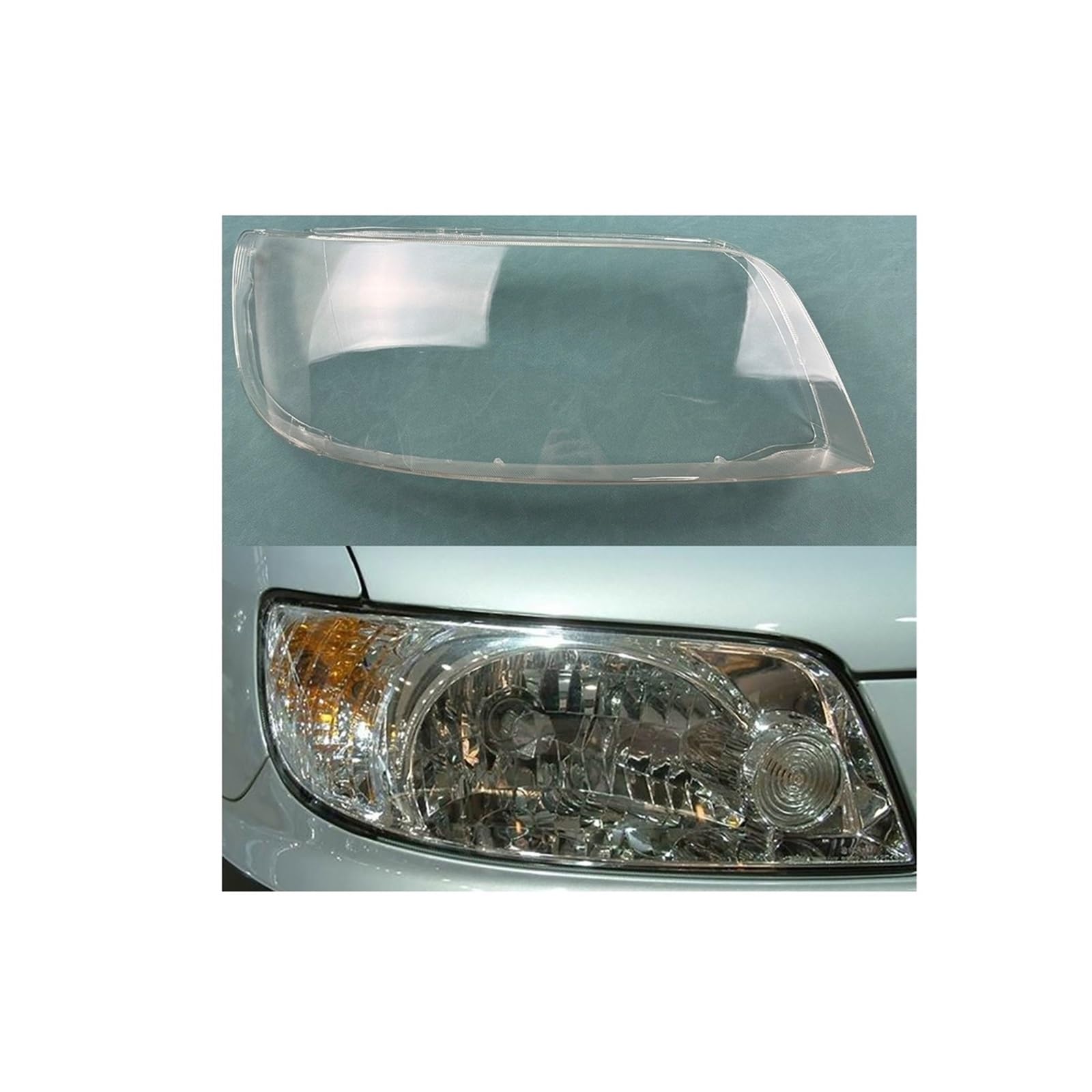 Transparenter Lampenschirm, kompatibel for Hyundai Matrix 2005 2006 2007, Scheinwerfer-Objektivabdeckung, klare Lichtschale, Auto-Ersatzteile(Right) von RoOfys