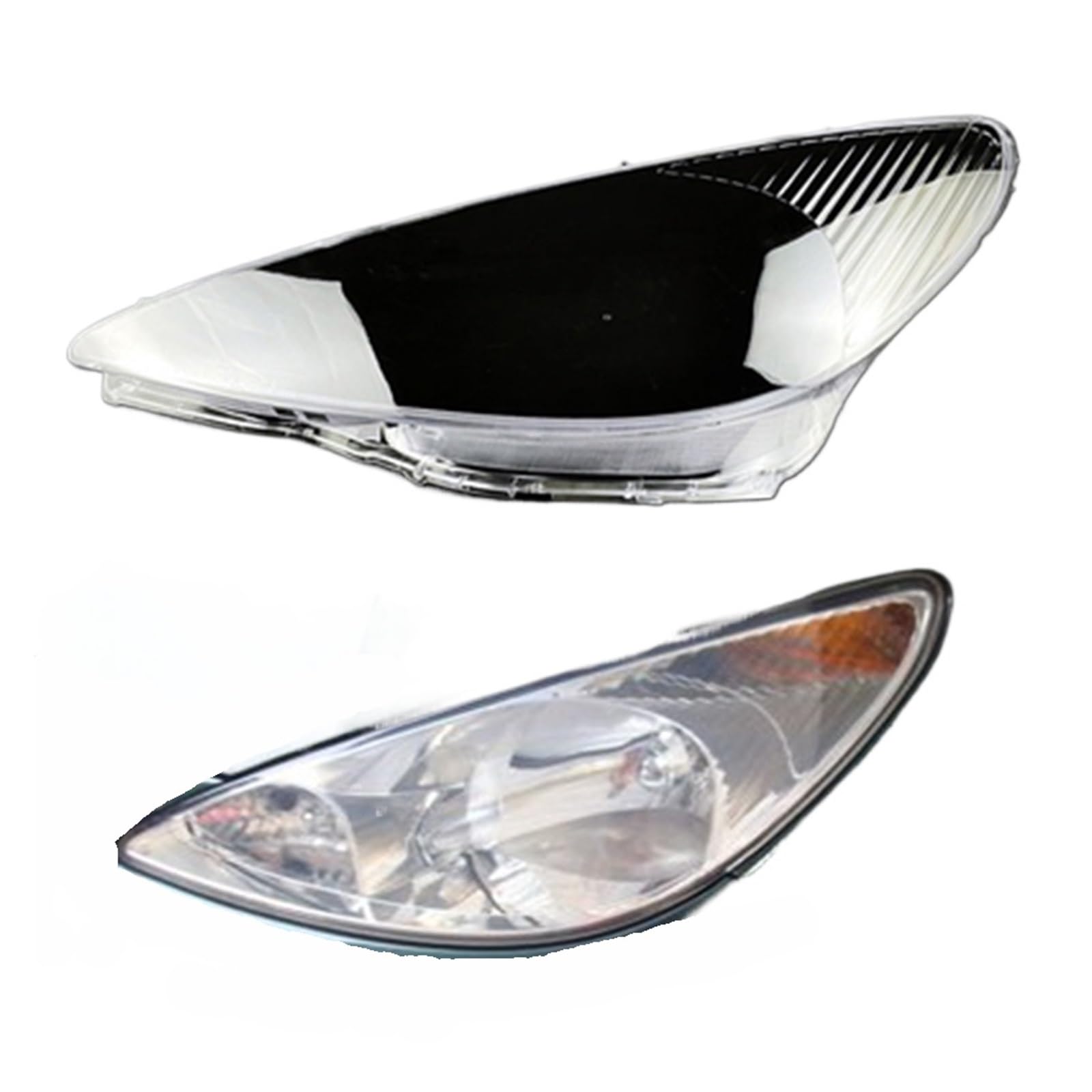 Vorne Auto Scheinwerfer Abdeckung Kompatibel for Toyota Previa Scheinwerfer Lampenschirm Kopf Lampe Licht Abdeckungen Glas Objektiv Shell 2000 2001 2002 2003(Left) von RoOfys