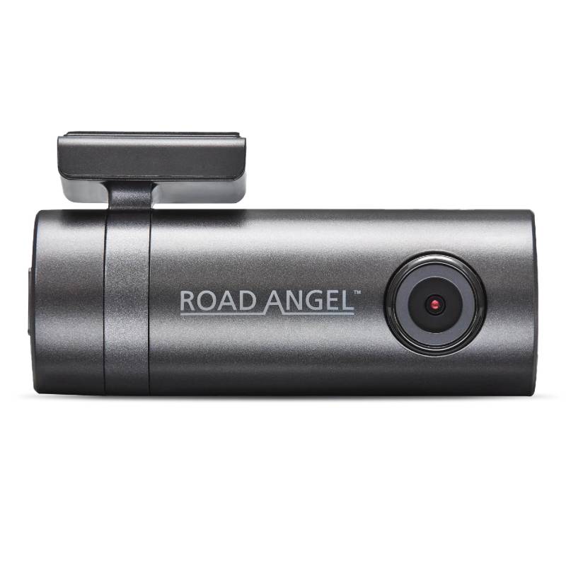 Halo Go by Road Angel Dash Cam, 1080p 140°-Kamera mit Super-Nachtsicht, integriertem WLAN, Wintermodus bei Festverdrahtung mit dem Halo Drive/Go Hard Wire Kit, Dunkelgrau von Road Angel