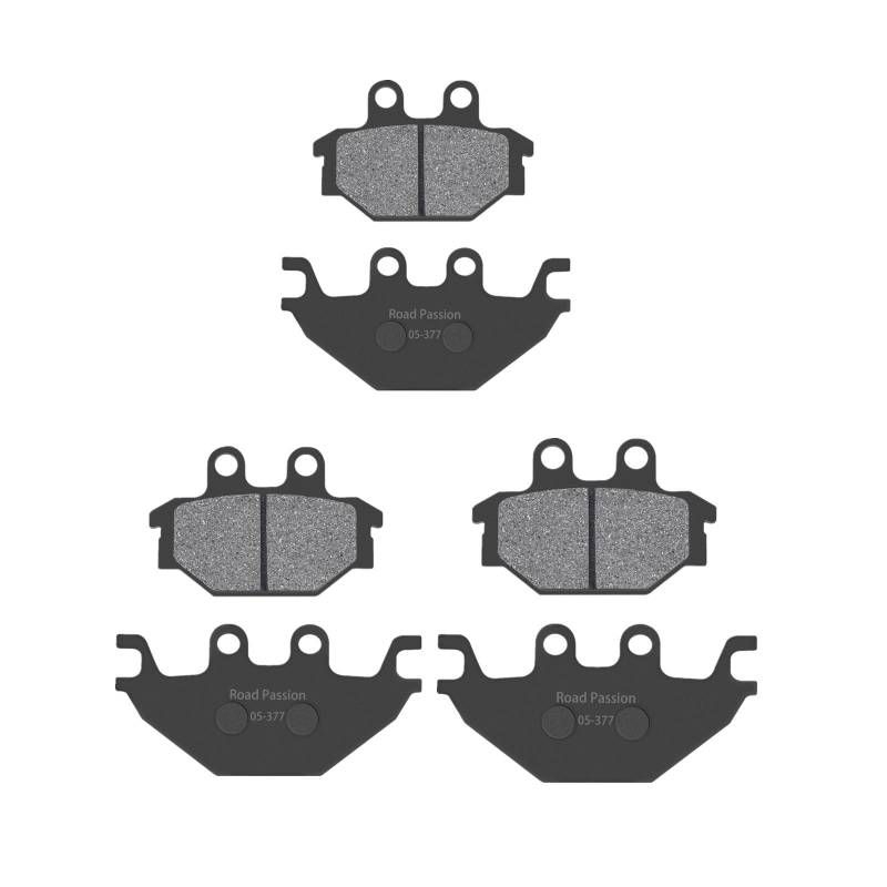 Road Passion Bremsbeläge Vorne und Hinten kompatibel für KYMCO MXU 250 R 2012 2013 / MXU 300 2005-2014 / MXU 300 R 2010 2011 2012 2013 / MXU 500 4x4 Carb Modèles 2005-2013 von Road Passion