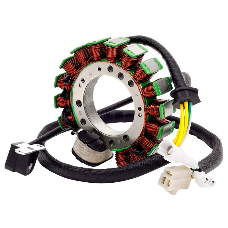 Road Passion Motorrad Lichtmaschine Magneto Stator Spule 3HN-85510-10-00 4GB-85510-00-00 Magneto Generator für Yamaha YFM350X YFM350 WARRIOR 350 1996-2001 YFM350U Big Bear 350 2WD 1996-1999 von Road Passion