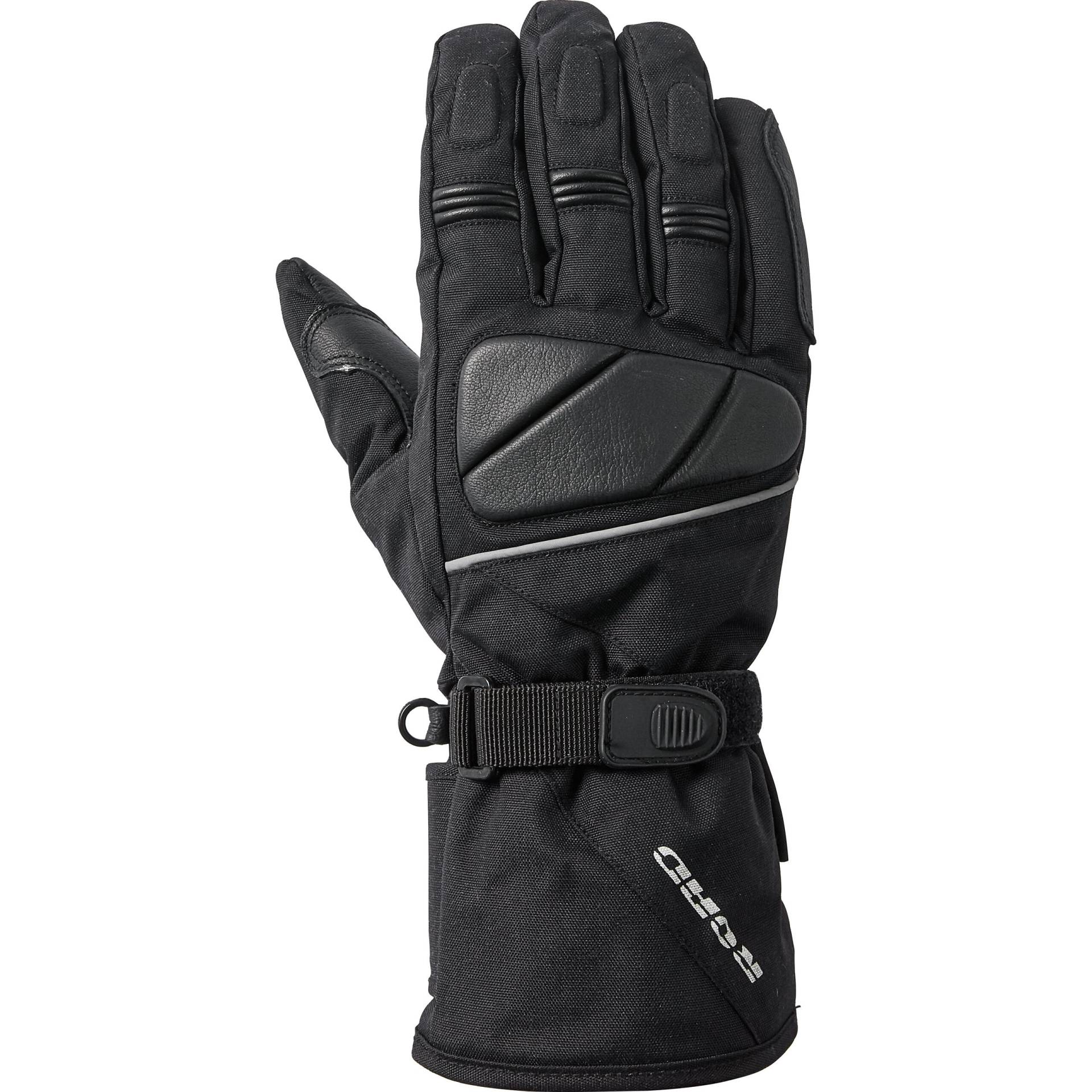 Road Tour Leder-/Textilhandschuh 2.0 Damen lang schwarz 6,5 Damen von Road