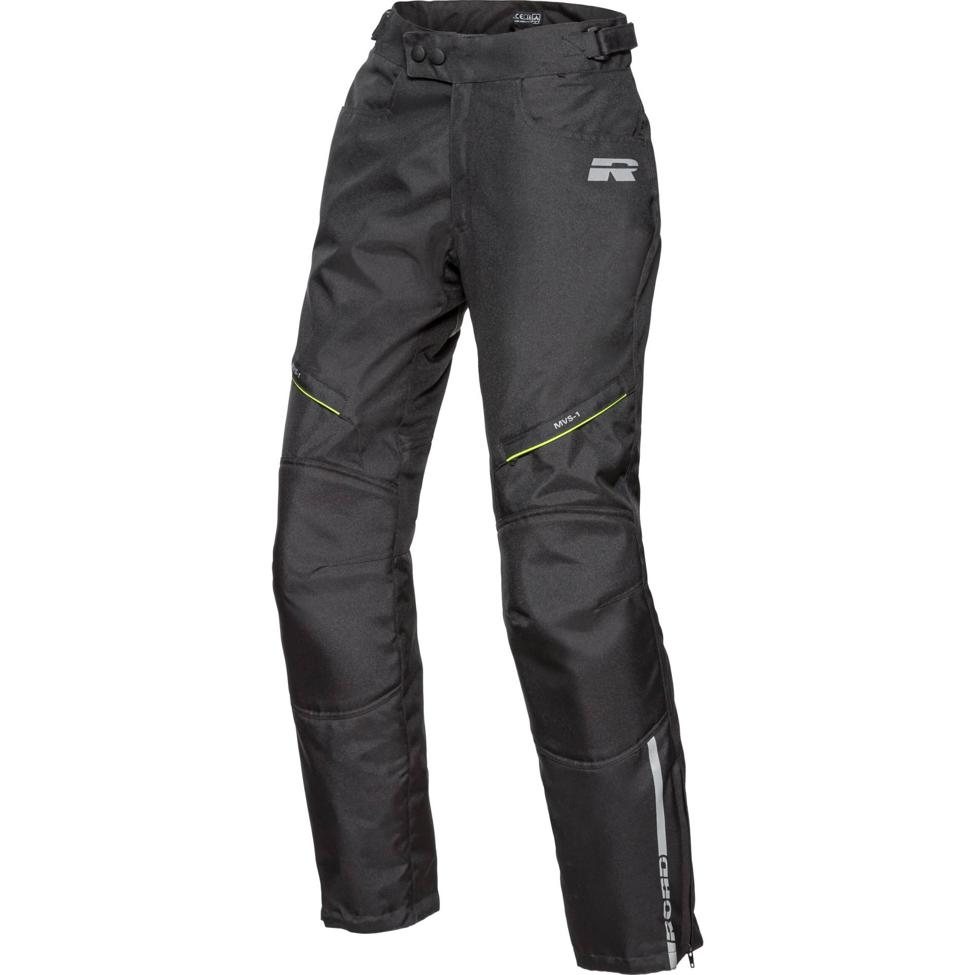 Road Touring WP Damen Textilhose 1.0 schwarz/neongelb M Damen von Road