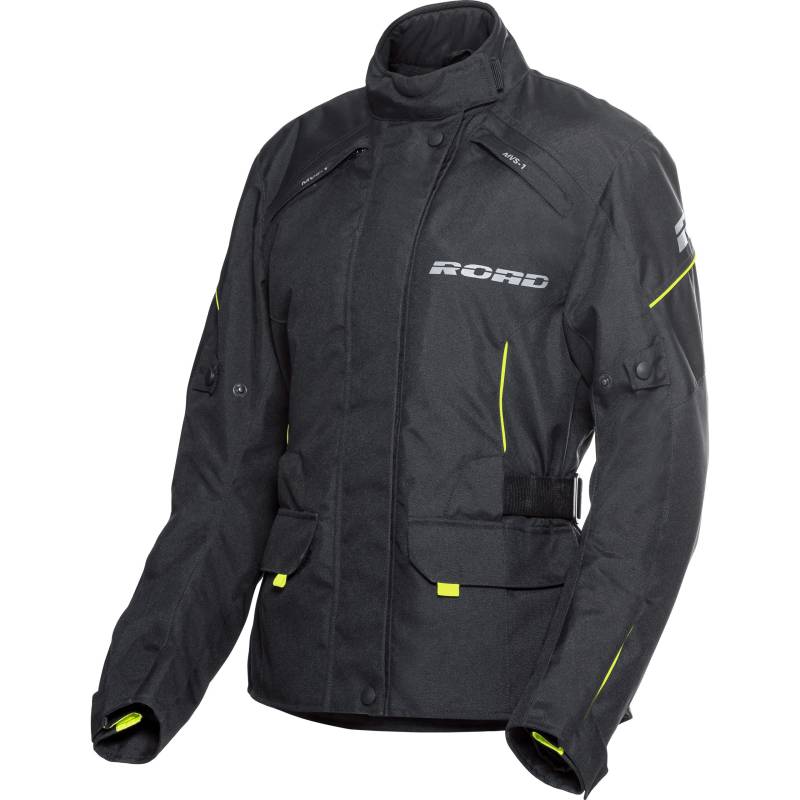 Road Touring WP Damen Textiljacke 1.0 schwarz/neongelb L Damen von Road