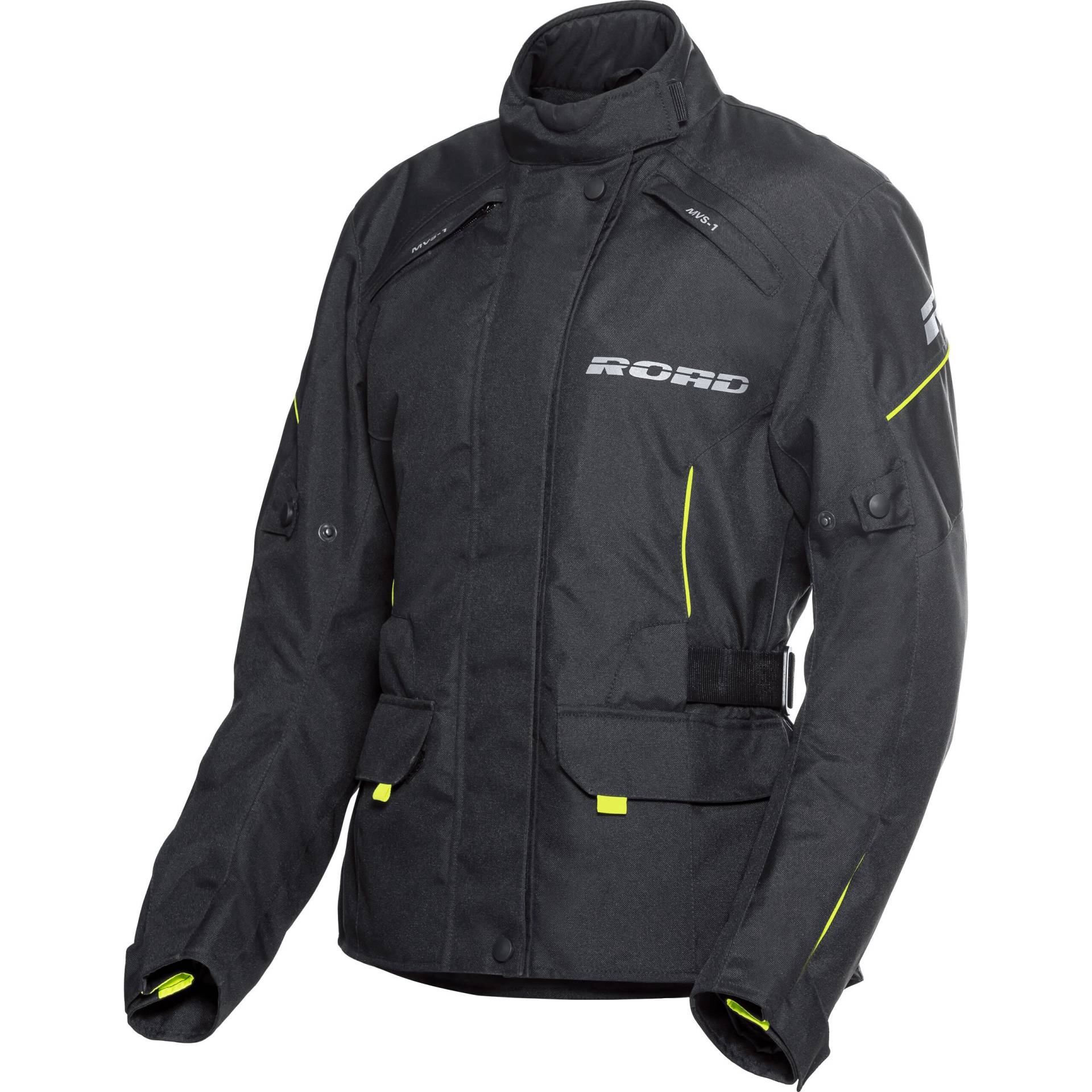 Road Touring WP Damen Textiljacke 1.0 schwarz/neongelb S Damen von Road