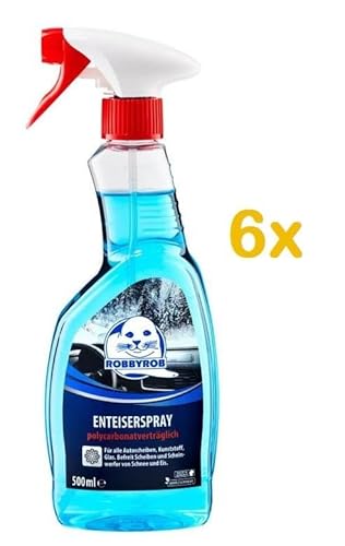 Robbyrob Scheibenenteiser-Spray 500ml, 6 Stück von Robbyrob