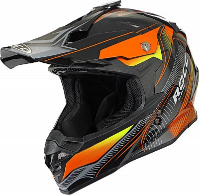 Rocc 713, Motocrosshelm - Neon-Orange/Schwarz - M von Rocc