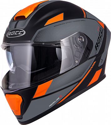 Rocc 841, Integralhelm - Matt-Grau/Orange - XS von Rocc