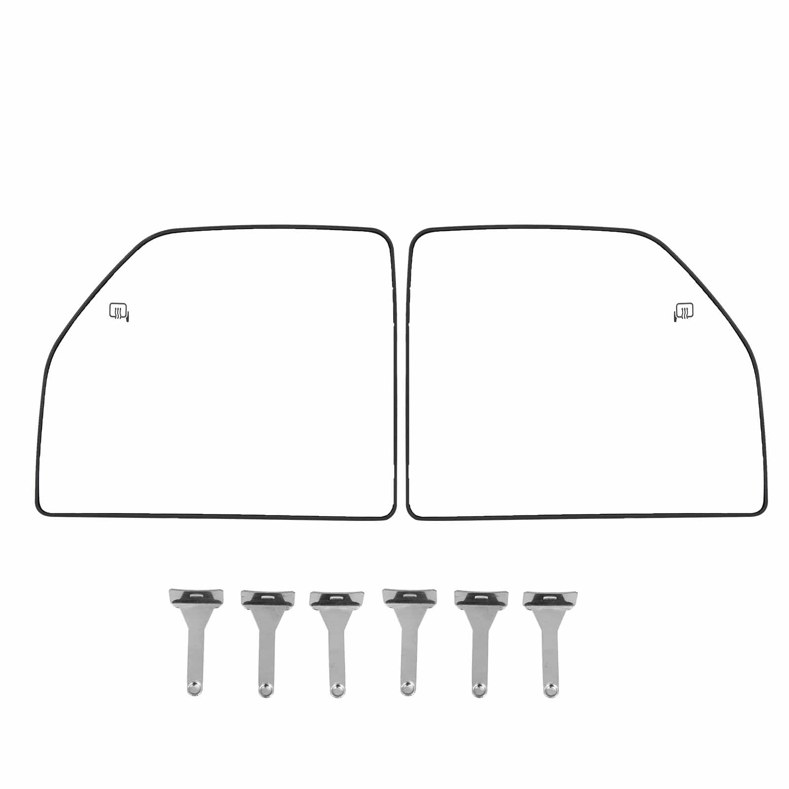 RockVOQRN Spiegelglas FL3Z17K707D Spiegelglas Außenspiegel Links Rechts für F450 F550 von RockVOQRN