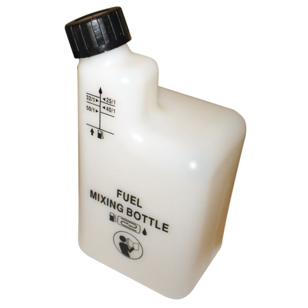 Zweitaktöl und Mischflasche für Kraftstoff, für Rasentrimmer, 25:1, 40:1, 50:1 von RocwooD