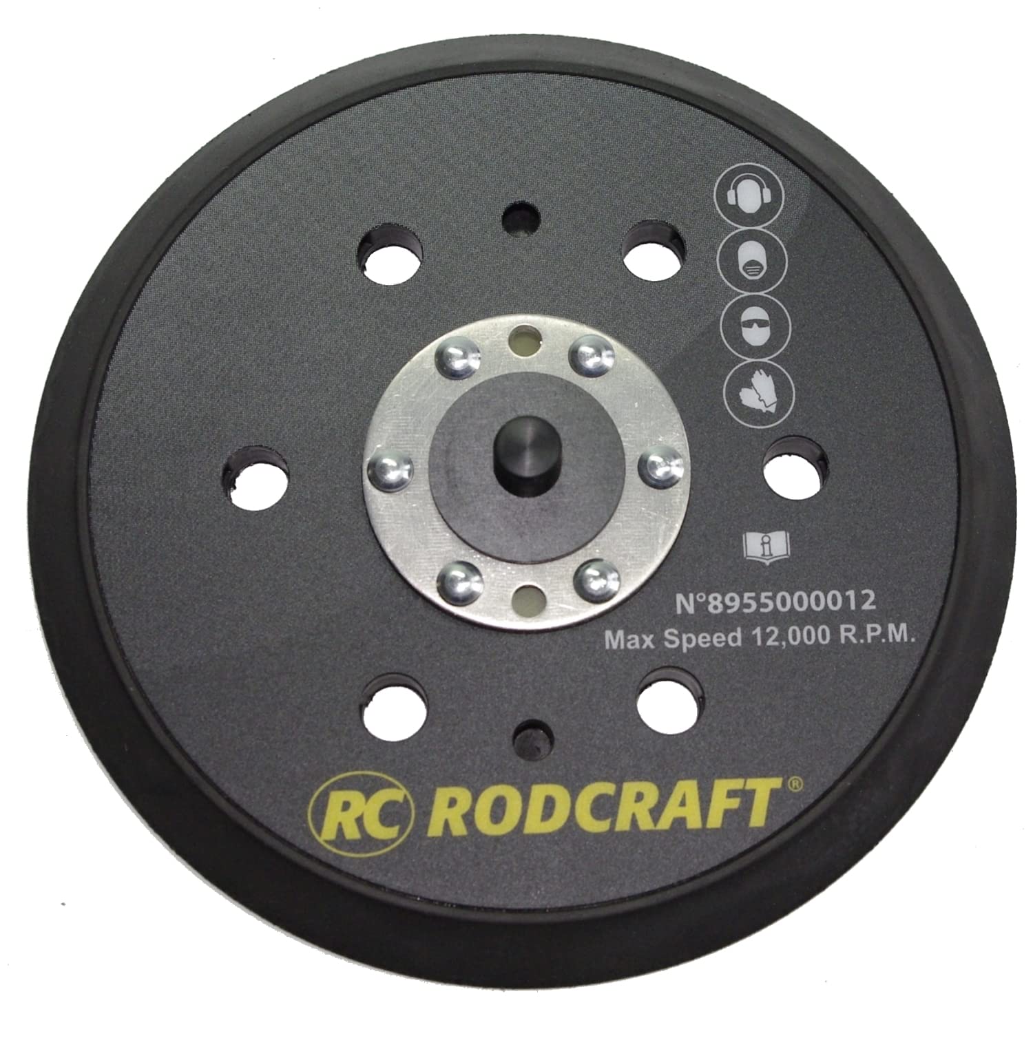 Rodcraft 150 mm Klett Teller 15 Loch von Rodcraft