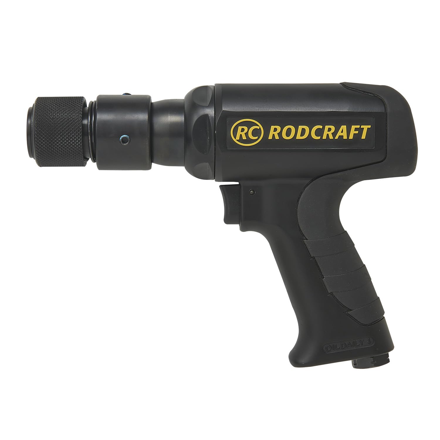 Rodcraft RC5185 Druckluft Meißelhammer, Hex 11 mm, vibrationsgedämpft, 9 J Schlagkraft, 3000 Schläge/Minute, 1,7 kg Gewicht, für 11 mm Meißel von Rodcraft